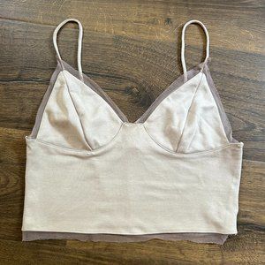 Gray Crop Top - Silence + Noise